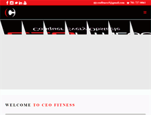 Tablet Screenshot of ceofitnessmelrose.com